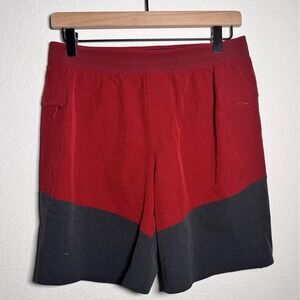 Lululemon Shorts Mens Athletic Training Gym Lightweight Zipper Pocket | Size Med